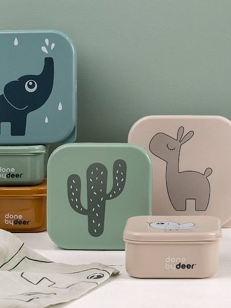 Lot de 3 boîtes Deer Friends multicolore+rose nude+sable+vert 7 - vertbaudet enfant 