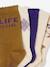 Lot 5 paires de chaussettes colorées Fille écru 2 - vertbaudet enfant 