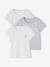 Lot de 3 Tee-shirts animaux manches courtes fille écru 1 - vertbaudet enfant 