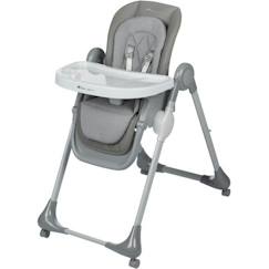 Puériculture-BEBECONFORT OLEA Chaise haute bébé, évolutive, multi-positions; de la naissance à 3 ans (15 kg), Tinted gray