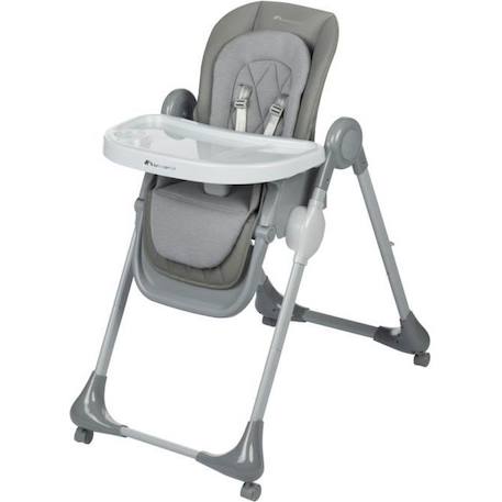 BEBECONFORT OLEA Chaise haute bébé, évolutive, multi-positions; de la naissance à 3 ans (15 kg), Tinted gray GRIS 1 - vertbaudet enfant 