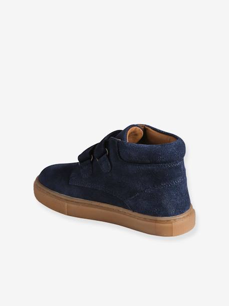 Baskets garçon cuir à scratchs marine 3 - vertbaudet enfant 