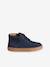 Baskets enfant garçon cuir montantes zippées et élastiquées marine 2 - vertbaudet enfant 