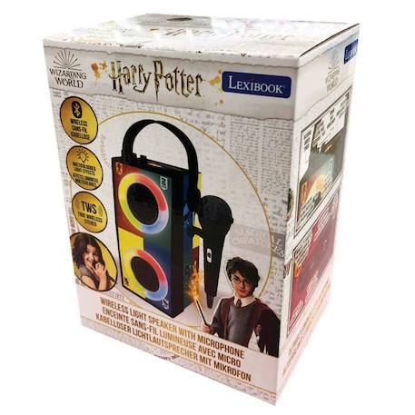 Enceinte Bluetooth® portable Harry Potter avec lumières et microphone NOIR 4 - vertbaudet enfant 