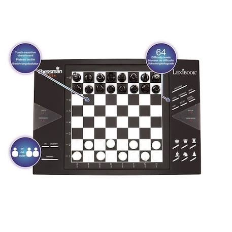 Jeu d'échecs électronique LEXIBOOK Chessman Elite - 2 joueurs - 7 ans et + NOIR 5 - vertbaudet enfant 