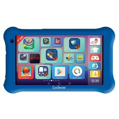 Tablette LexiTab® Master 7' LEXIBOOK - Contenu éducatif, interface personnalisée et housse de protection BLANC 2 - vertbaudet enfant 