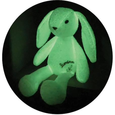 LIMINOU Peluche lumineuse lapin +/- 30 cm BLANC 3 - vertbaudet enfant 