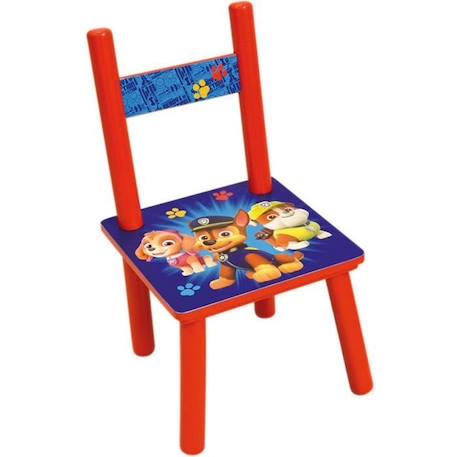 FUN HOUSE PAT'PATROUILLE Table H 41,5 cm x l 61 cm x P 42 cm avec une chaise H 49,5 cm x l 31 cm x P 31,5 cm - Pour enfant ROUGE 3 - vertbaudet enfant 