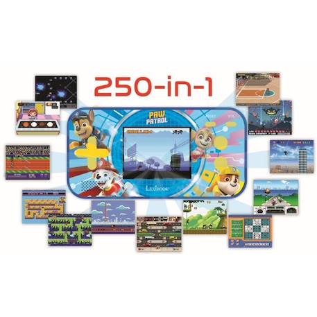 PAT' PATROUILLE Console de jeux portable enfant Compact Cyber Arcade® LEXIBOOK - 150 jeux BLEU 2 - vertbaudet enfant 