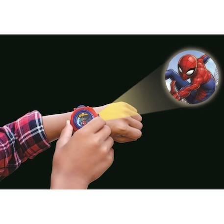 Montre digitale de projection Spider-Man - LEXIBOOK - 20 images - Bracelet ajustable - Dès 3 ans BLEU 2 - vertbaudet enfant 