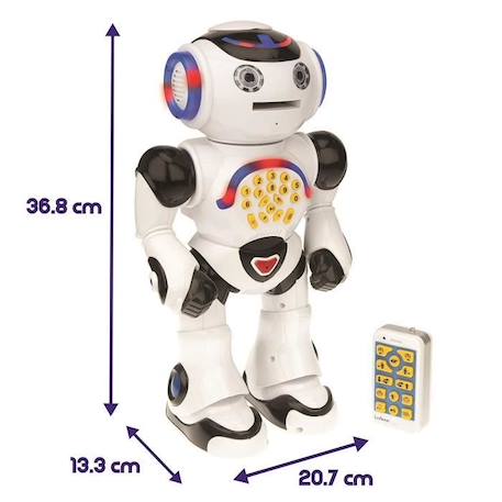 POWERMAN® - Mon Premier Robot Ludo-Éducatif (Français), sons et lumières - LEXIBOOK BLANC 4 - vertbaudet enfant 