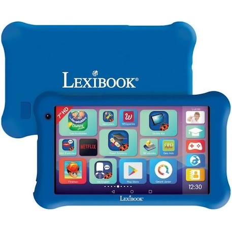 Tablette LexiTab® Master 7' LEXIBOOK - Contenu éducatif, interface personnalisée et housse de protection BLANC 1 - vertbaudet enfant 