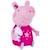 PEPPA PIG Peluche Avec Mascotte Pour Enfants - 30 cm ROSE 2 - vertbaudet enfant 
