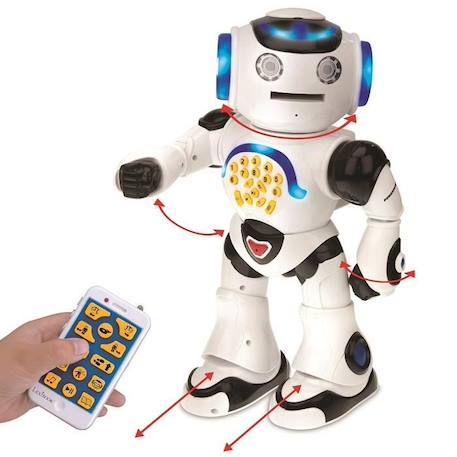 POWERMAN® - Mon Premier Robot Ludo-Éducatif (Français), sons et lumières - LEXIBOOK BLANC 5 - vertbaudet enfant 