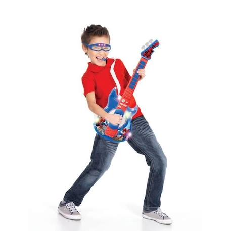 Cette guitare électronique Spider-Man est parfaite pour devenir une star du rock'n roll ! BLEU 5 - vertbaudet enfant 