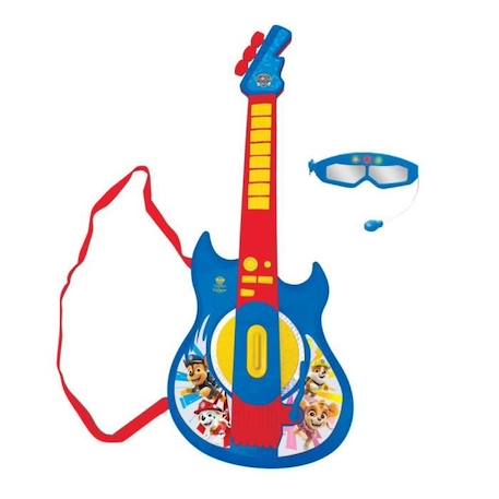 * Une super guitare électronique Pat patrouille et des lunettes avec micro pour découvrir la musique en s'amusant et avec style ! BLEU 5 - vertbaudet enfant 