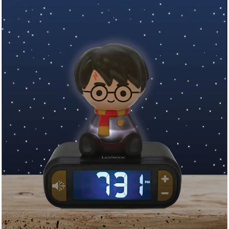 Réveil digital Harry Potter en 3D avec effets sonores et veilleuse lumineuse - LEXIBOOK NOIR 2 - vertbaudet enfant 