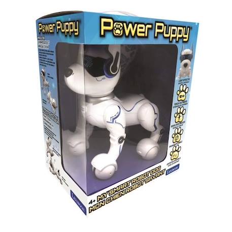 POWER PUPPY - Mon chien robot savant programmable et tactile avec télécommande - LEXIBOOK BLANC 5 - vertbaudet enfant 