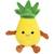 JEMINI Fruity 's cagette de 6 peluches toutes douces fruits et légumes +/- 17 cm MARRON 4 - vertbaudet enfant 