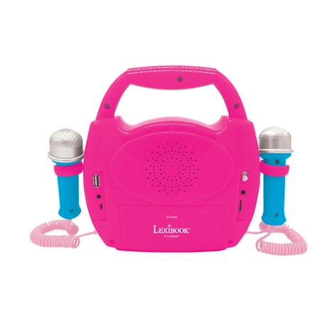 Enceinte Bluetooth Disney Princesses - LEXIBOOK - Effets Lumineux, Micros, Batterie Rechargeable ROSE 3 - vertbaudet enfant 