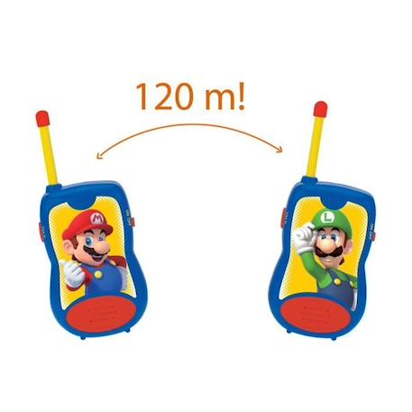 Talkies-Walkies Super Mario portée 120m - LEXIBOOK ROUGE 2 - vertbaudet enfant 