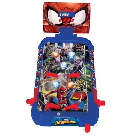 Flipper Électronique Spider-Man - LEXIBOOK - Effets lumineux et sonores BLEU 2 - vertbaudet enfant 