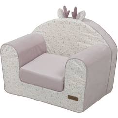 Chambre et rangement-Chambre-Chaise, tabouret, fauteuil-Fauteuil club Lilas - DOMIVA - 43x55.5cm HT 50cm - Pour bébé fille à partir de 9 mois