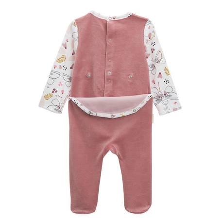 Pyjama bébé en velours Elena ROSE 4 - vertbaudet enfant 