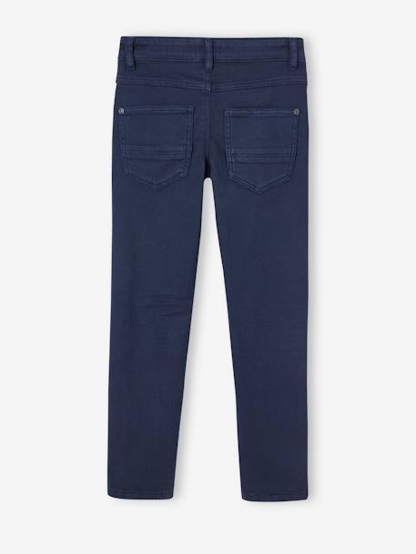 Slim garçon couleur morphologique FIN argile+beige+bleu nuit+noir+tomette+vert émeraude 12 - vertbaudet enfant 