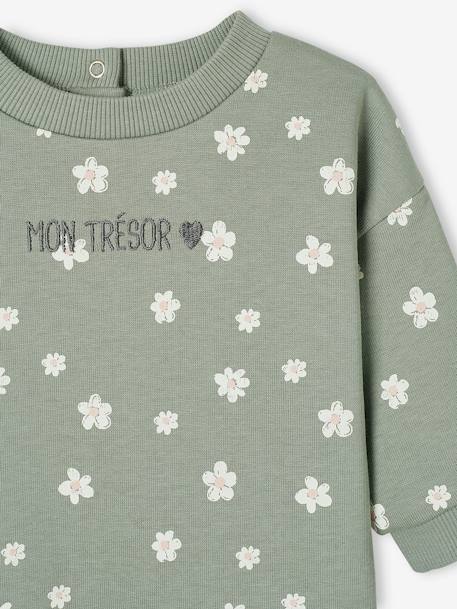 Ensemble robe + legging bébé personnalisable vert sauge 5 - vertbaudet enfant 