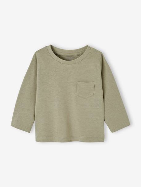 Lot de 3 tee-shirts bébé noix de pécan+rouge 4 - vertbaudet enfant 