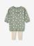Ensemble robe + legging bébé personnalisable vert sauge 1 - vertbaudet enfant 