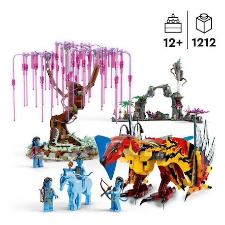 LEGO® Avatar 75574 Toruk Makto et l’Arbre des Âmes, Jouet, Minifigurine Jake Sully, Film 2022 VIOLET 2 - vertbaudet enfant 