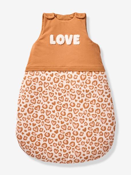 Gigoteuse hiver manches longues amovibles bi-matière LOVELY LEO noisette 5 - vertbaudet enfant 