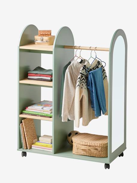 Portant miroir arc-en-ciel vert sauge 3 - vertbaudet enfant 
