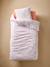 Parure housse de couette et taie d'oreiller RAINBOW FLOWERS blanc imprimé 4 - vertbaudet enfant 