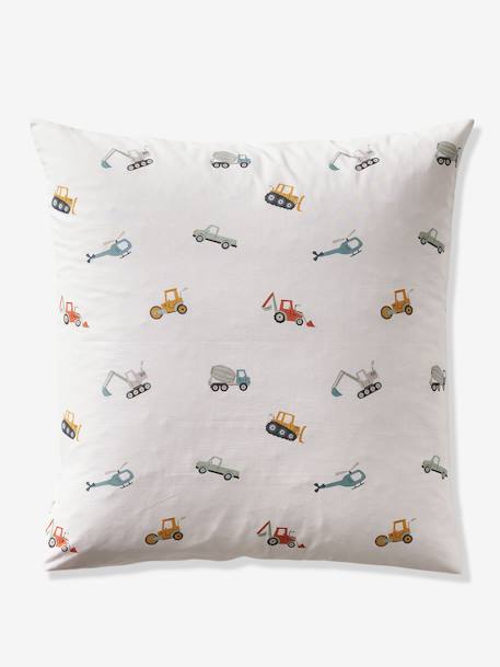 Parure housse de couette enfant et taie oreiller CHANTIER multicolore 4 - vertbaudet enfant 