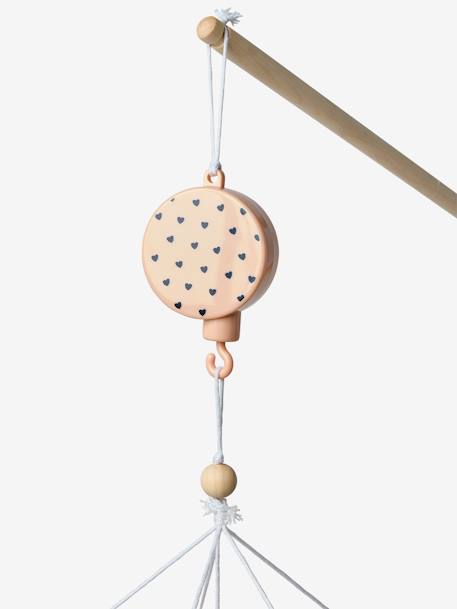 Mobile musical LOVELY LÉO rose imprimé 2 - vertbaudet enfant 