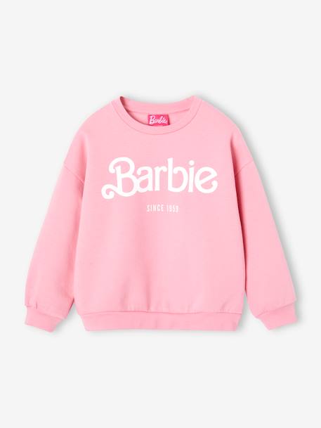 Sweat Barbie en molleton rose bonbon 3 - vertbaudet enfant 