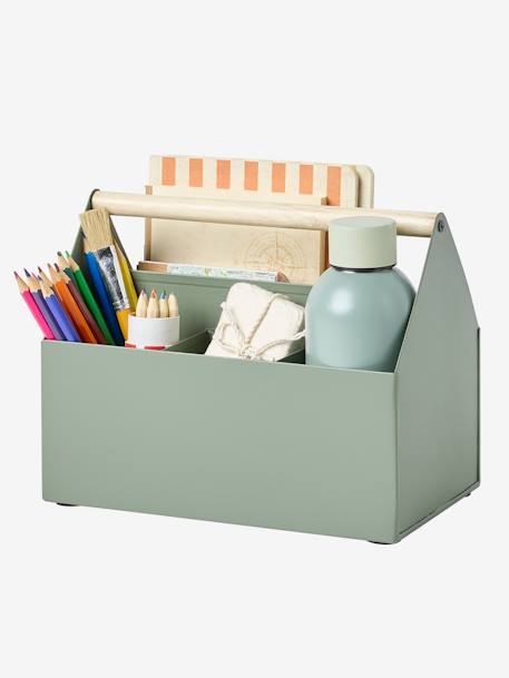 Pot à crayons maison vert sauge 3 - vertbaudet enfant 