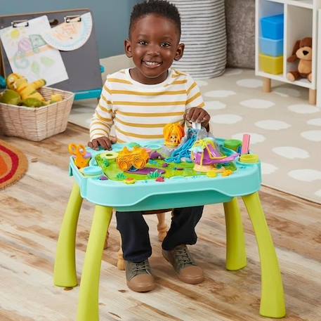 Table de création Play-Doh réversible pour enfants avec 15 accessoires et 6 pots de pâte à modeler, Play-Doh Starters JAUNE 3 - vertbaudet enfant 