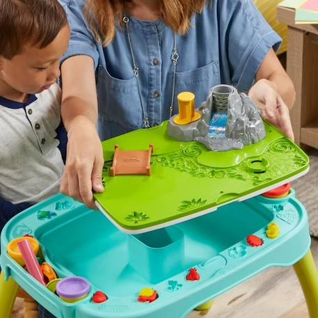 Table de création Play-Doh réversible pour enfants avec 15 accessoires et 6 pots de pâte à modeler, Play-Doh Starters JAUNE 5 - vertbaudet enfant 