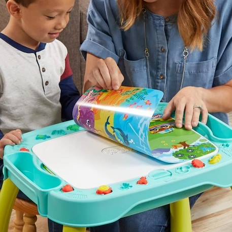 Table de création Play-Doh réversible pour enfants avec 15 accessoires et 6 pots de pâte à modeler, Play-Doh Starters JAUNE 4 - vertbaudet enfant 
