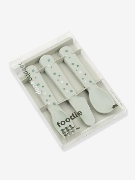 Set de 3 couverts Happy dots blush+vert 11 - vertbaudet enfant 