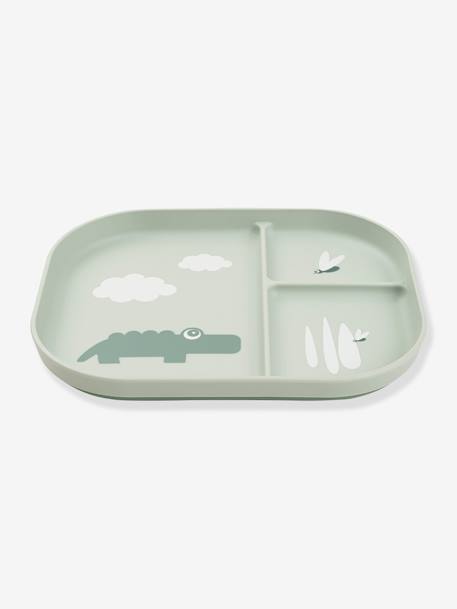 Assiette plateau Happy clouds blush+vert 8 - vertbaudet enfant 