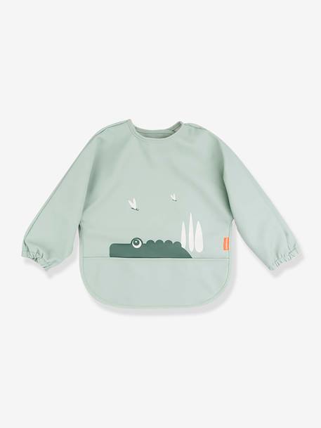 Bavoir à manches avec poche sable+vert 4 - vertbaudet enfant 