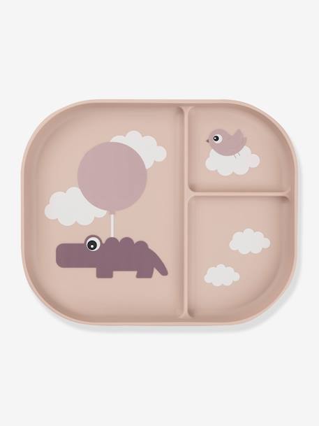 Assiette plateau Happy clouds blush+vert 4 - vertbaudet enfant 