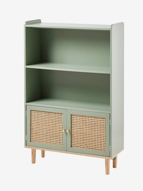 Bibliothèque cannage POÉSIE rose+vert 6 - vertbaudet enfant 