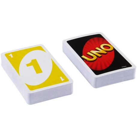 Jeu de Cartes Uno - Mattel Games - Pour toute la famille - 2 joueurs ou plus - Dès 7 ans ROUGE 4 - vertbaudet enfant 