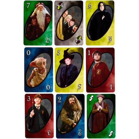 Jeu de cartes Uno Harry Potter de Mattel Games - Pour 2 à 10 joueurs dès 7 ans VERT 3 - vertbaudet enfant 